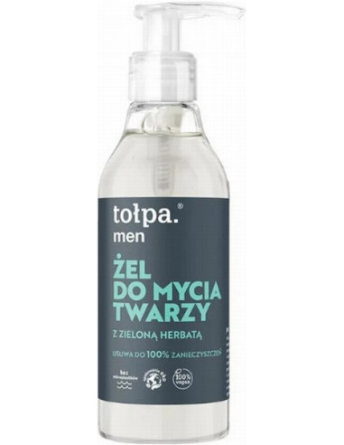 TOLPA MEN Želeja ar zaļo tēju sejas mazgāšanai vīriešiem 195ml