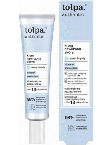 TOLPA AUTHENTIC Super Rich рем для лица, увлажняющий 40мл