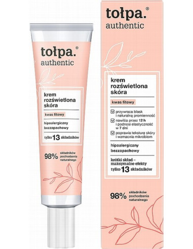 TOLPA AUTHENTIC Крем для лица, осветляющий 40мл