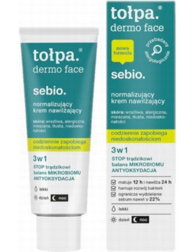 TOLPA DERMO FACE SEBIO Face Cream moisturizing, normalizing 40ml