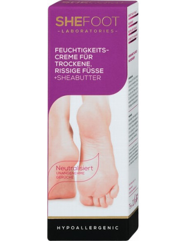 SHEFOOT Krēms sausiem un saplaisājušiem papēžiem, intensīva iedarbība +SHEA 75ml