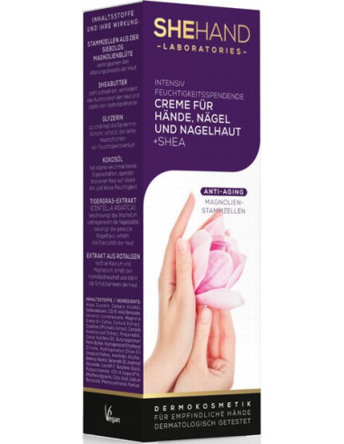 SHEHAND Intensely moisturizing cream for hands, nails and cuticles 50ml