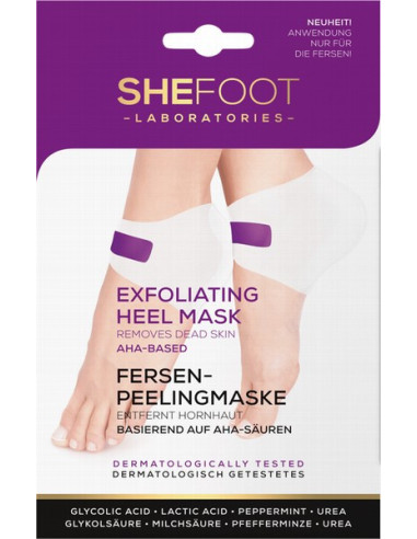 SHEFOOT Отшелушивающая маска для пяток