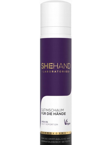 SHEFHAND Satin foam for hands, Urea 5% 100ml