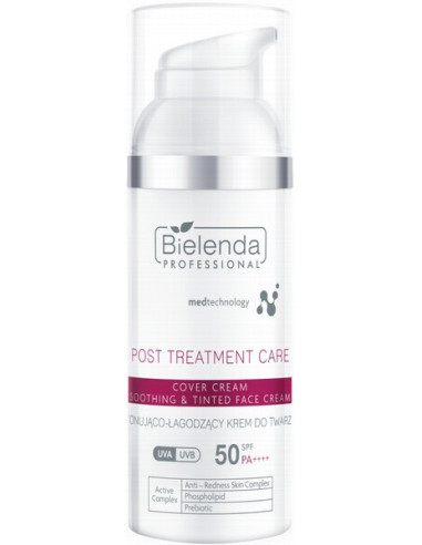 POST TREATMENT CARE Soothing and Toning Cover Cream 50ml