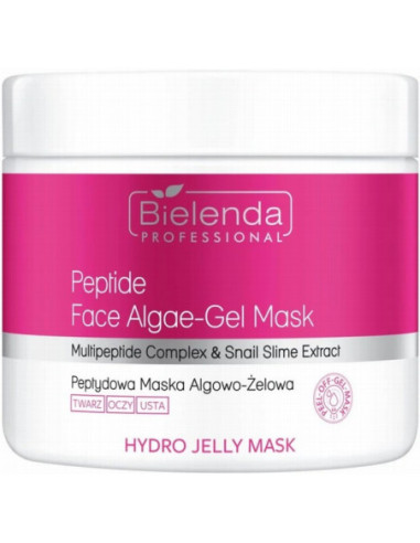 HYDRO-JELLY Anti-wrinkle algae gel mask with peptides and snail mucus 190g