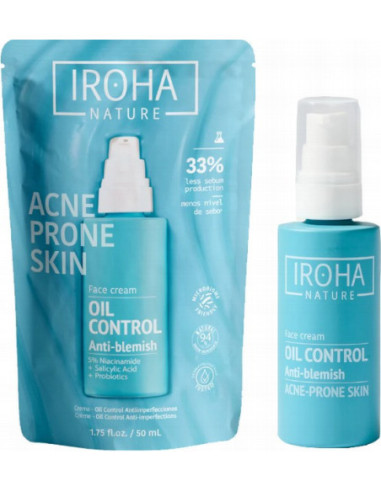 IROHA NATURE ACNE PRONE Oil Control Anti-Blemish Cream 50ml