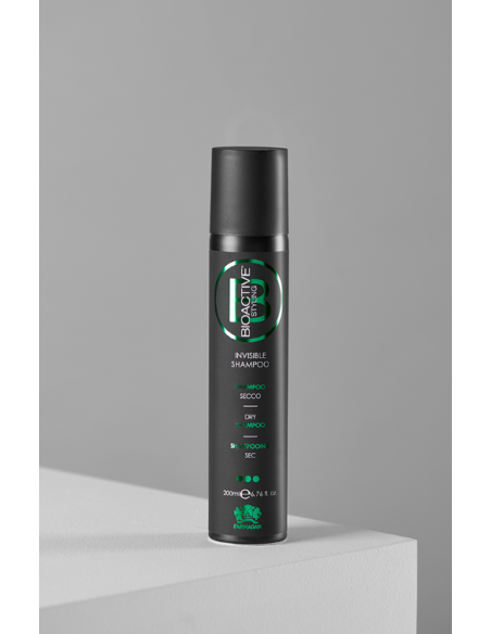 BIOACTIVE STYLING Invisible, smalkas tekstūras sausais šampūns-aerosols 200ml