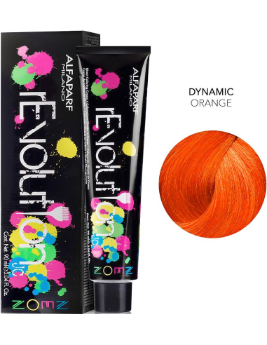 REVOLUTION COLORING CREAM ORIGINALS DYNAMIC ORANGE Intensīvi tonējoša matu krēmkrāsa šķipsnu iekrāsošanai un toņa intensitātei 9