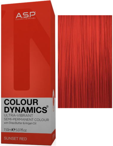 A.S.P. Color Dynamic SUNSET RED  150ml