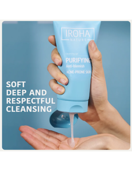 IROHA NATURE ACNE PRONE Gēls ar salicilskābi ādai ar pūtītēm, attīrošs 150ml