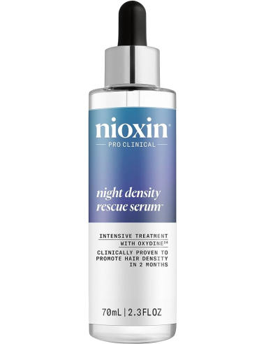 NIOXIN Night Density Rescue Overnight Leave-In Antioxidant Hair Serum, 70ml