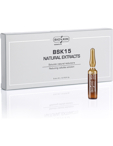 BSK15 NATURAL EXTRACTS Biorevitalizējošs un nostiprinošs mezokokteilis ķermenim 5ml