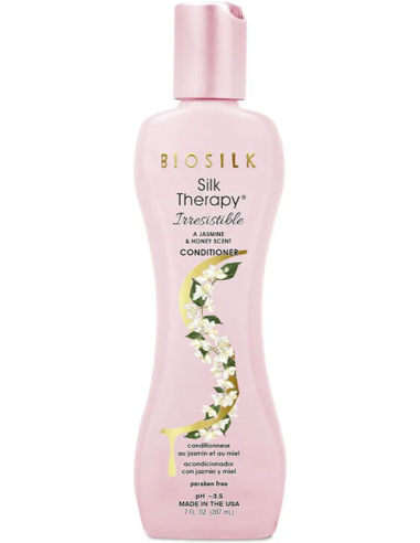 BIOSILK Silk Therapy Irresistible kondicionieris ar jasmīna un medus ekstraktiem 207ml