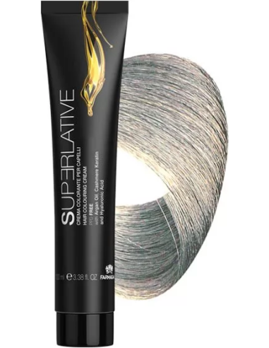 SUPERLATIVE COLOR Hair color 10.1 Blonde Platinum Ash 100ml