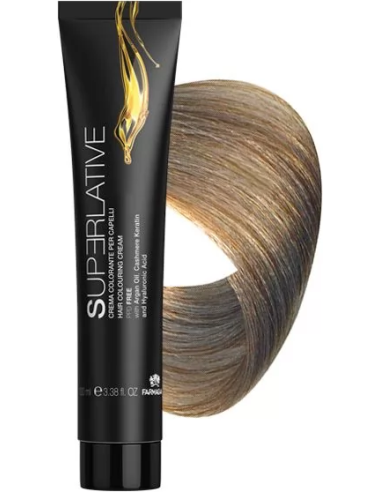 SUPERLATIVE COLOR Hair color 10.2 Blonde Platinum Iris 100ml