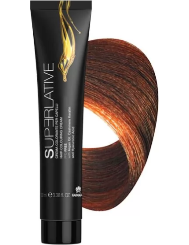 SUPERLATIVE COLOR Hair color 5.44 Light Chesnut Intense Copper 100ml