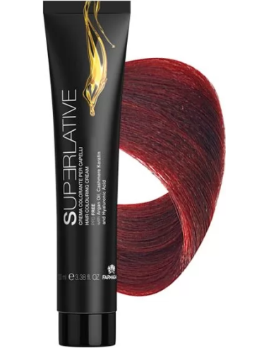 SUPERLATIVE COLOR Hair color 6.66 Dark Blonde Intense Red 100ml