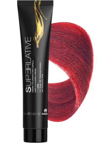 SUPERLATIVE COLOR Hair color 7.66 Blonde Intense Red 100ml