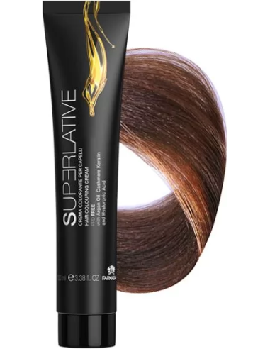 SUPERLATIVE COLOR Hair color 8.42 Light Blonde Copper Iris 100ml