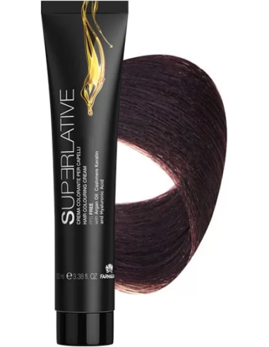 SUPERLATIVE COLOR Hair dye 4.7 Chestnut Violet 100ml