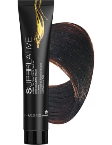 SUPERLATIVE COLOR Hair dye 5.34 Light Chestnut golden Copper 100ml