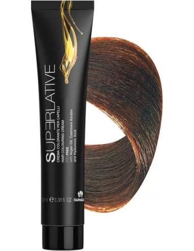 SUPERLATIVE COLOR Hair dye 6.34 Dark Blonde Golden Copper 100ml