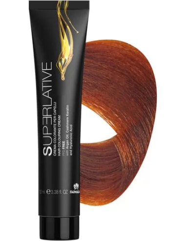 SUPERLATIVE COLOR Hair dye 7.34 Blonde Golden Copper 100ml