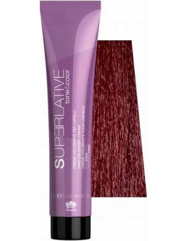 TONE&COLOR Тонирующая краска для волос 6.66 Dark Blonde Intense Red, c кератином, 100мл (04.2025)