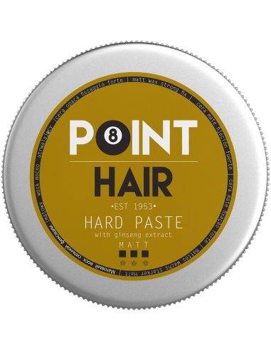 POINT HAIR Паста для волос, матовая, сильная фиксация, с экстрактом женьшеня 100мл (04.2025)