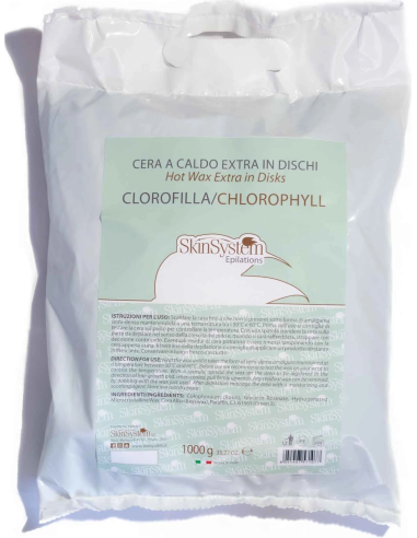 SkinSystem Hot Wax in Discs - Chlorophyll 1kg