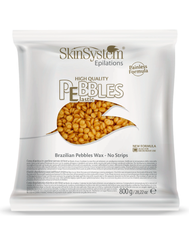 SkinSystem PEBBLES Cietais-karstais vasks Gold krēms 800g