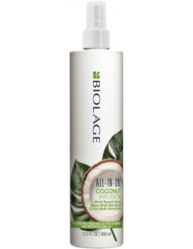 BIOLAGE ALL-IN-ONE MULTIFUNKCIONALAIS SPREJS ar kokosriekstu ellu 400ml