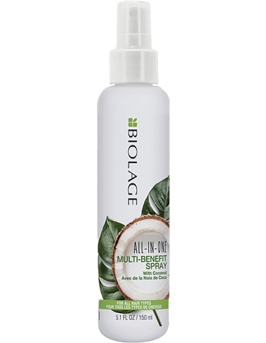 BIOLAGE ALL-IN-ONE MULTIFUNKCIONALAIS SPREJS ar kokosriekstu ellu 150ml