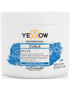 YELLOW CURLS mask for curly...