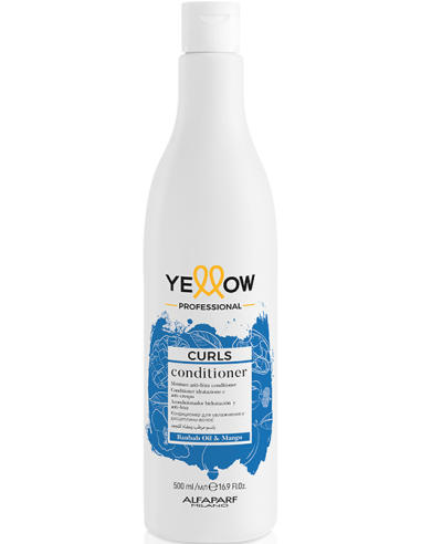 YELLOW CURLS mitrinošs kondicionieris lokainiem un cirtainiem matiem 500ml