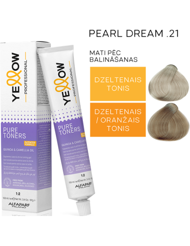 YELLOW PURE TONERS -  .21 PEARL DREAM