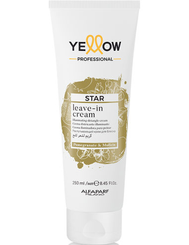 YELLOW STAR glitter-giving non-rinse cream, for all hair types 250ml