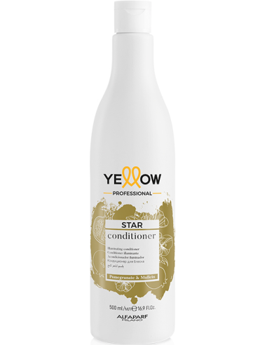 YELLOW STAR spīdumu piešķirošs kondicionieris visiem matu tipiem 500ml