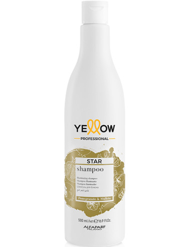 YELLOW STAR spīdumu piešķirošs šampūns visiem matu tipiem 500ml