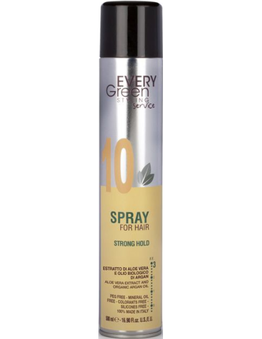 EVERYGREEN 10 Strong Hold Hairspray 500ml