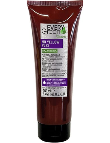 EVERYGREEN NO YELLOW PLEX Mask for blonde hair with violet pigment 250ml