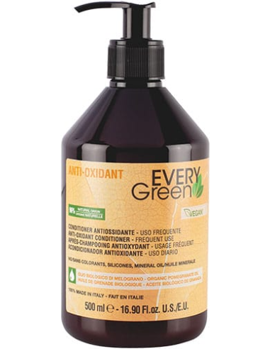 EVERYGREEN ANTI-OXIDANT Kondicionieris biežai lietošanai, palēlina mata novecošanās procesu 500ml