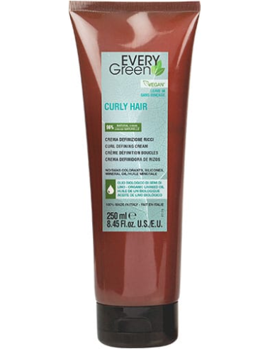 EVERYGREEN CURLY Maska ar vitamīniem, elastizējoša lokainiem matiem 250ml