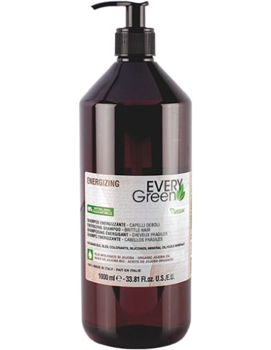 EVERYGREEN ENERGIZING Šampūns stiprinošs, matu izkrišanas profilaksei 1000ml