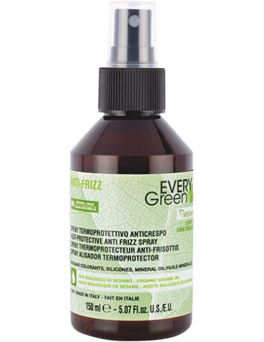 EVERYGREEN ANTI-FRIZZ Sprejs termo aizsardzībai, novērš spurošanos 150ml