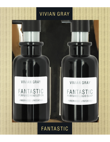 FANTASTIC Amberwood & Patchouli hand soap + hand lotion set 2*300ml