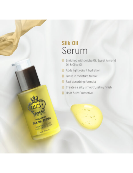 RICH Pure Luxury Zīda eļļa matu serums 60ml