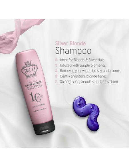 RICH Pure Luxury SILVER BLONDE Shampoo 250ml