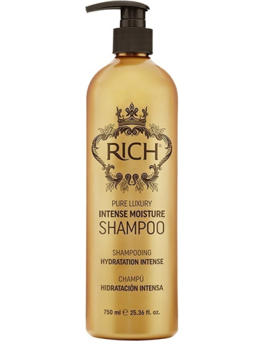 RICH Pure Luxury INTENSE MOISTURE Intensīvi mitrinošs šampūns 750ml